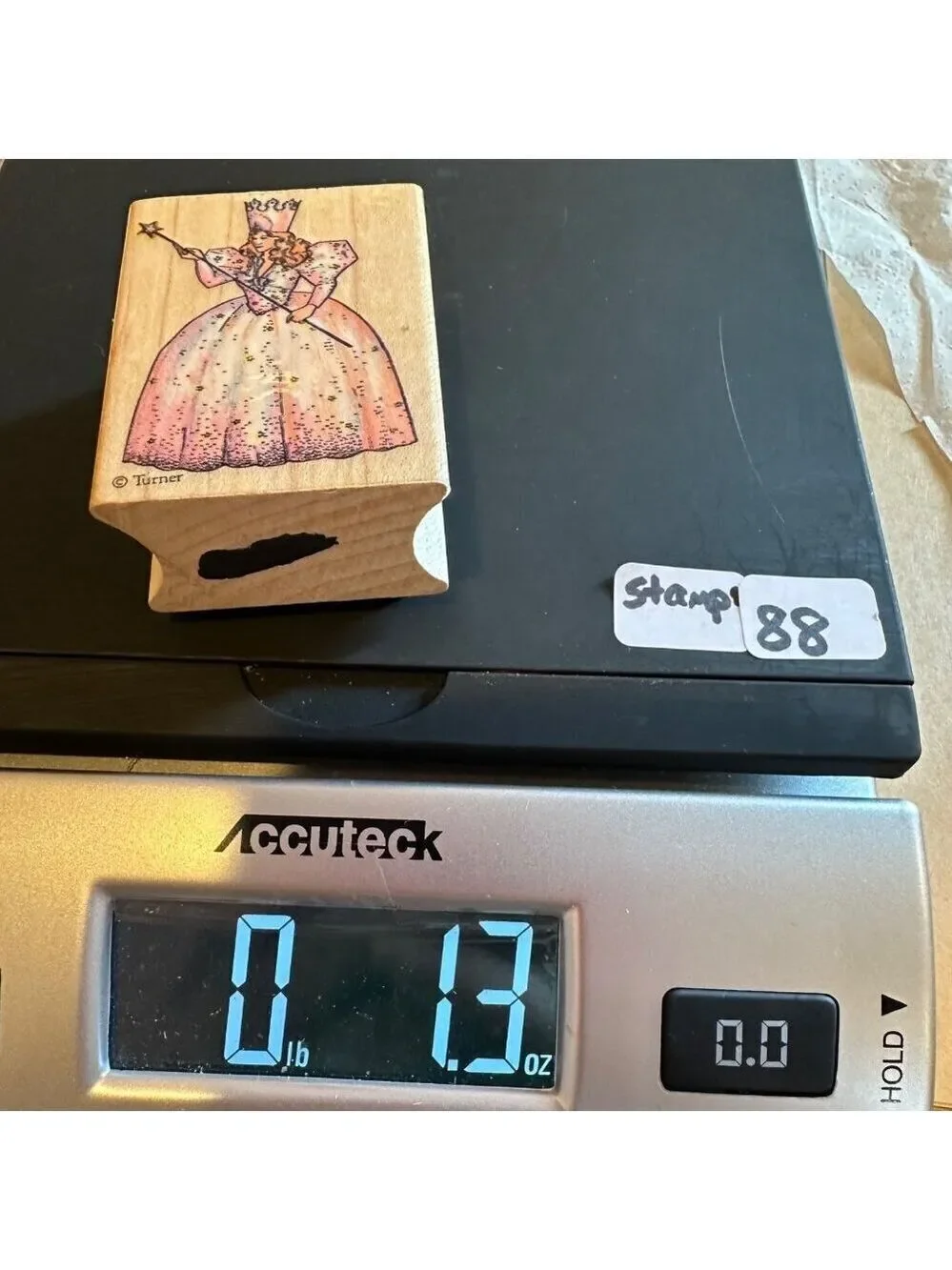 Glinda Wizard Of Oz Rubber Stamp Wood Mount 806E All Night Media Turner